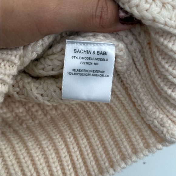 SACHIN & BABI Kit Embellished Off-Shoulder Sweater - Picture 6 of 8